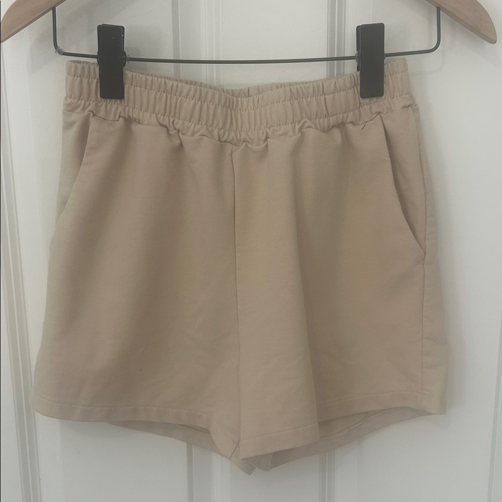 SHEIN High Waist Tan Women's Shorts